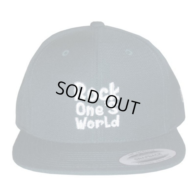 画像1: ROCK ONE'S　WORLD　ロックワンズワールド　LOGO SNAPBACK CAP-FOREST GREEN- (1)